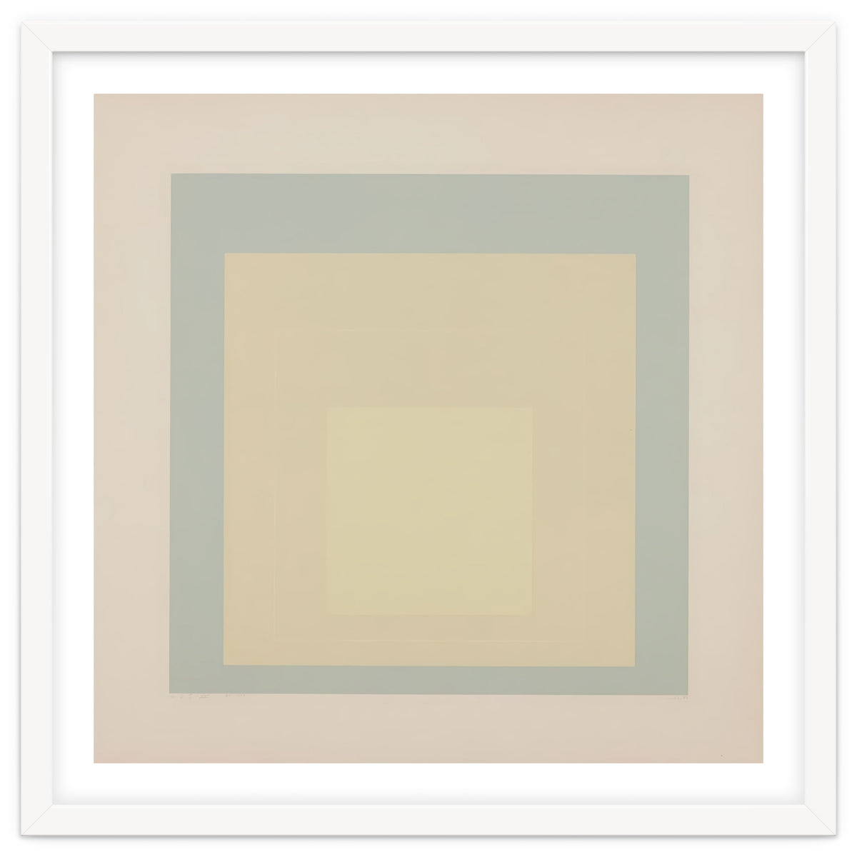 JOSEF ALBERS - HOMAGE TO THE SQUARE