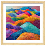 Vibrant Rainbow Rolling Hills Landscape thumbnail