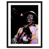 John Lee Hooker American Blues Guitarist Colorful Art thumbnail