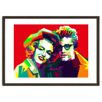 Marilyn Monroe And James Dean Pop Art WPAP