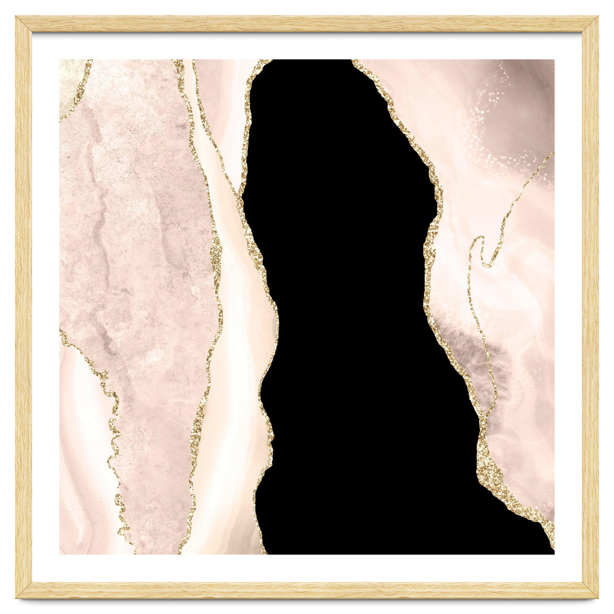 Ivory & Gold Agate Texture 02