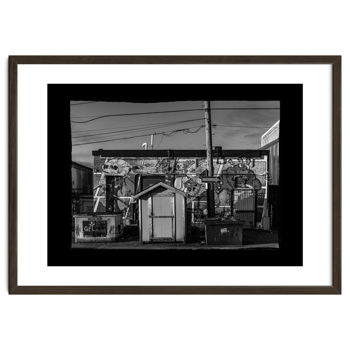 Cooke St Graffiti No 3 with Border