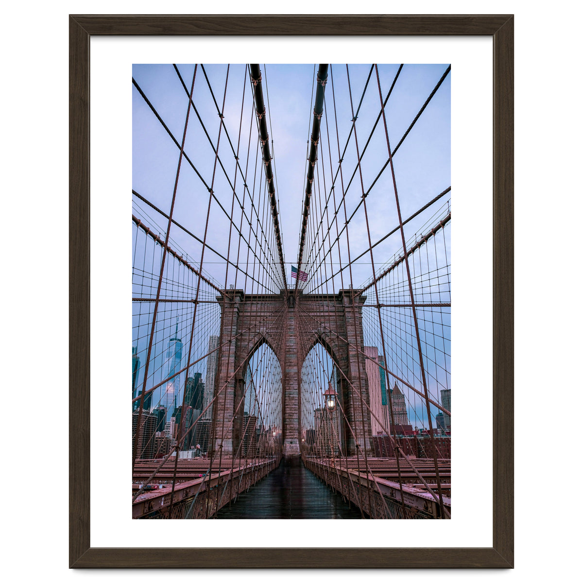 Brooklyn Bridge at Dawn, Iconic New York City Photography
