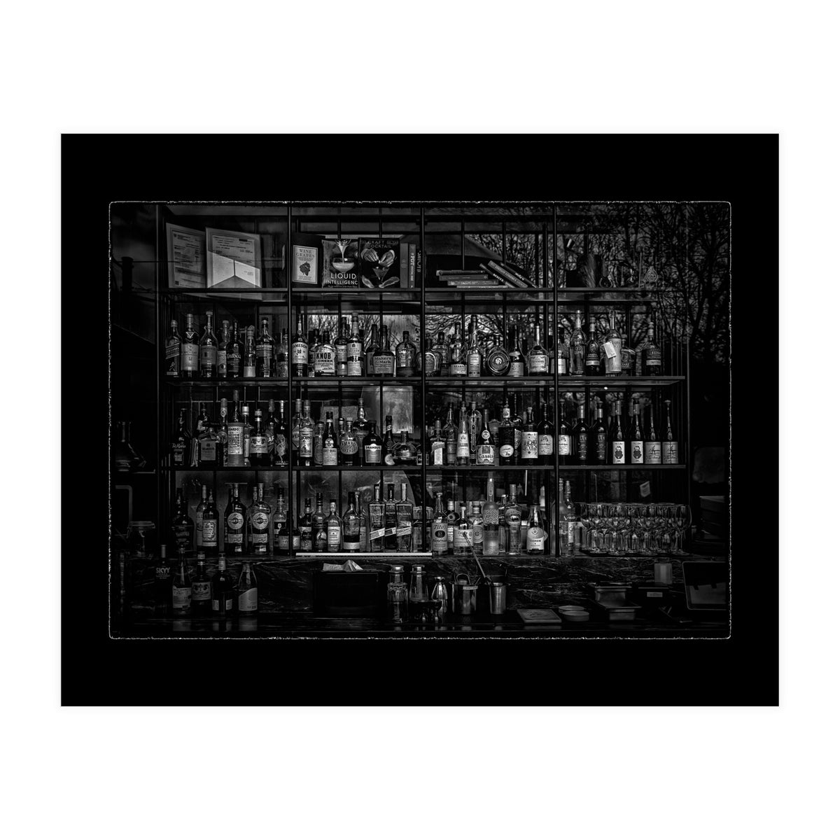 Beverages No 4 with Border (Print Only)