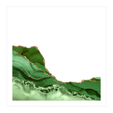 Green & Gold Agate Texture 23 (Print Only) thumbnail