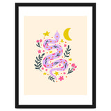 Lunar Snake  - lavander and cream thumbnail