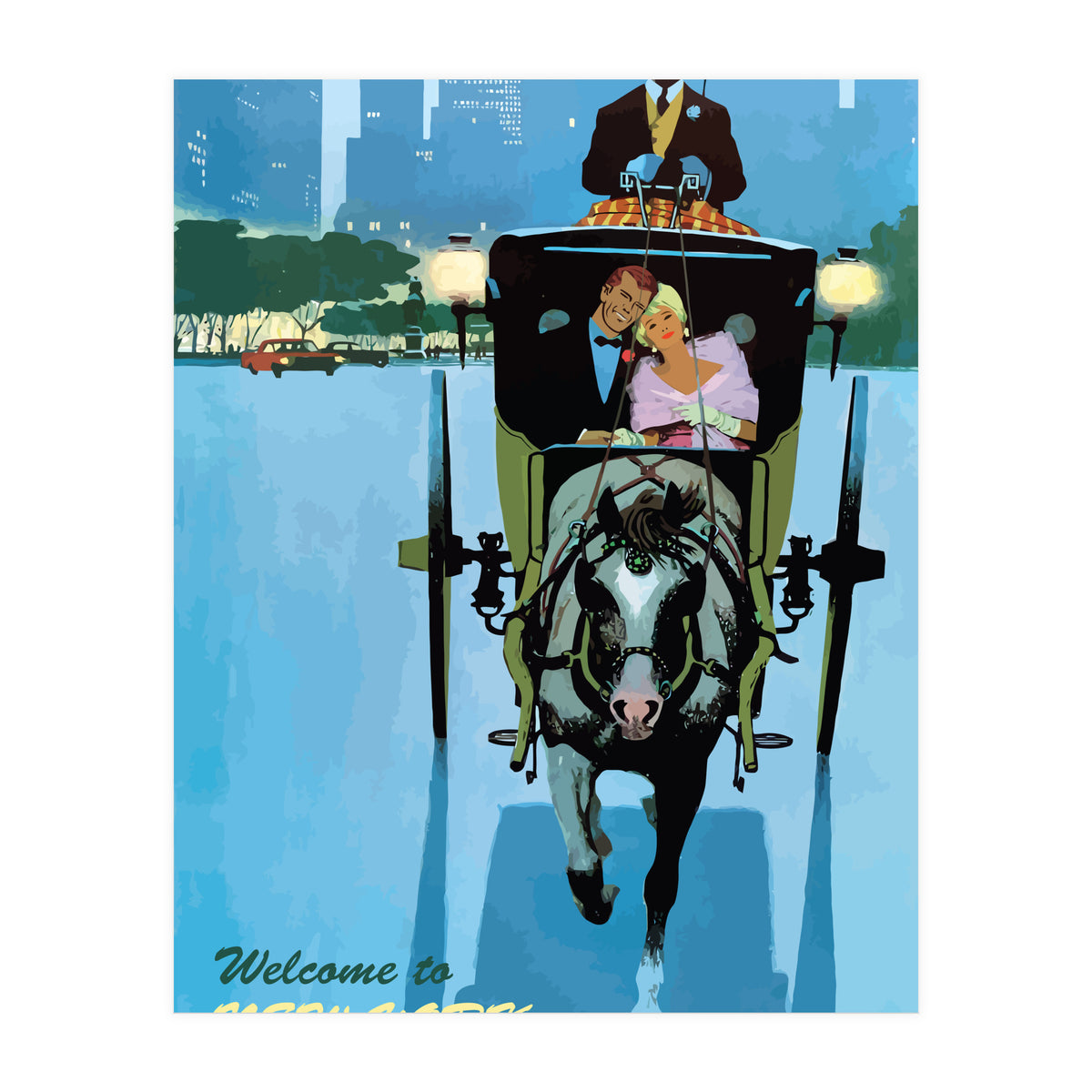 New York Romantic Ride (Print Only)