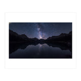 Starlit Reflection: Milky Way Over Mountain Lake (Print Only) thumbnail