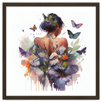 Butterfly Botanical Back