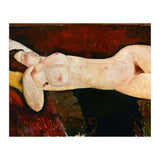 Amadeo Modigliani / 'Reclining Nude', c. 1919, Oil on canvas, 57 x 114 cm. (Print Only) thumbnail