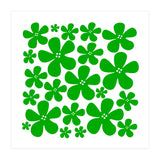 Green Flowers Pattern (Print Only) thumbnail