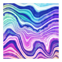 Neon Agate Texture 01 (Print Only)