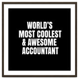 World's most coolest and awesome accountant thumbnail