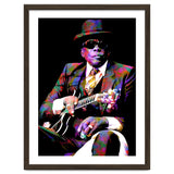 John Lee Hooker American Blues Musician Legend Colorful Art thumbnail