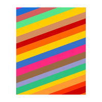 Rainbow Retro Paatern (Print Only)