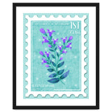 The Buckinghamshire Chiltern Gentian Postage Stamp thumbnail