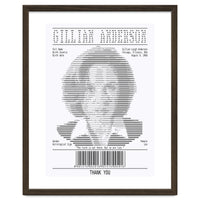 Receipt Art Gillian Anderson