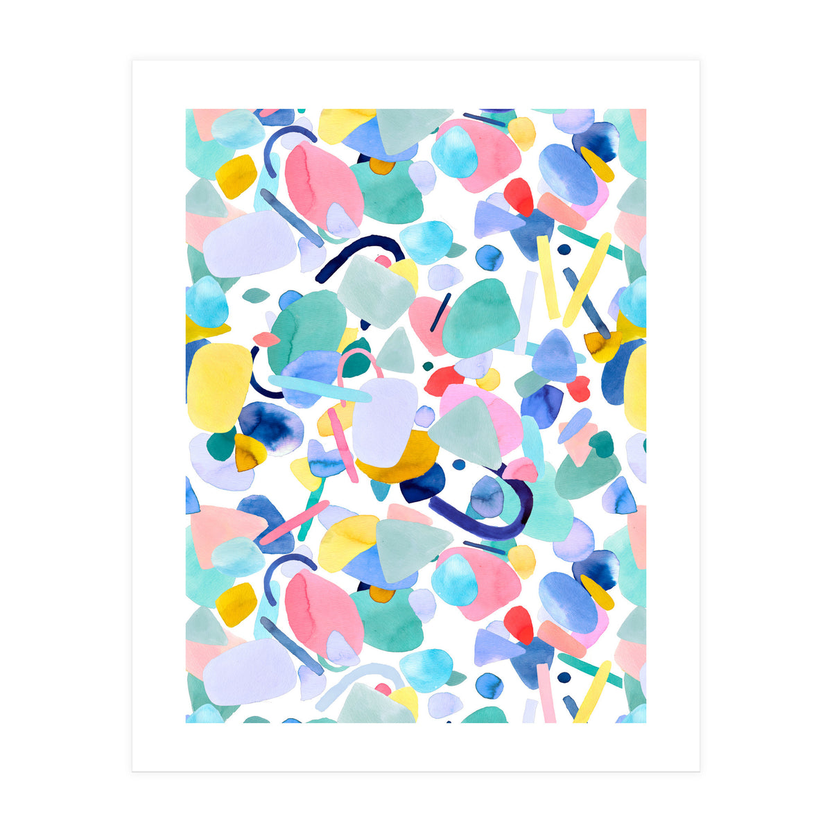 Abstract Geometric Modern Shapes (Print Only)