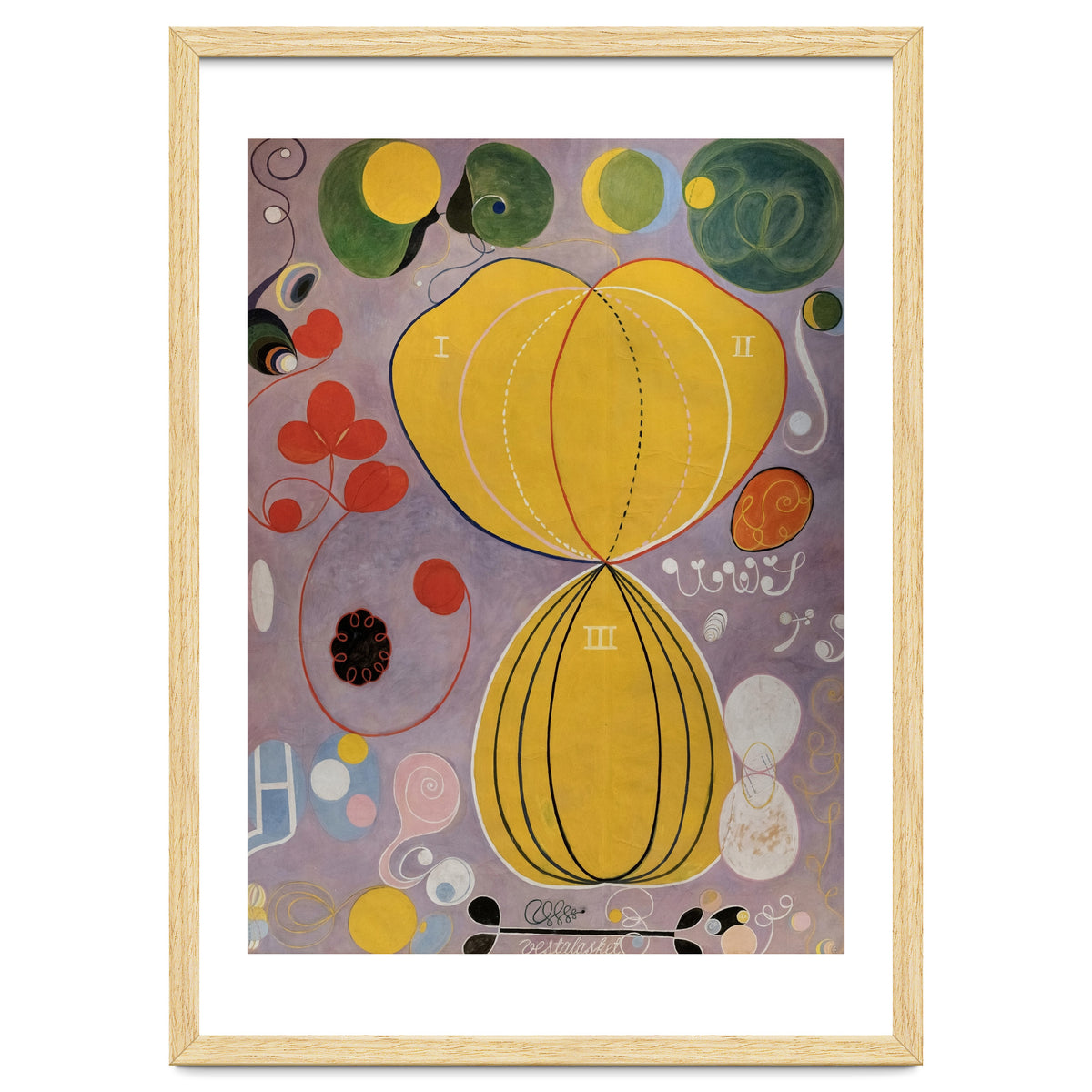 Hilma af Klint - The Ten Largest No 5 Adulthood Abstract Spiritual Art