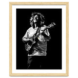Pat Metheny American Jazz Guitarist Legend in Monochrome thumbnail