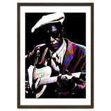 Lightnin' Hopkins American Country Blues Musician legend Colorful Art thumbnail