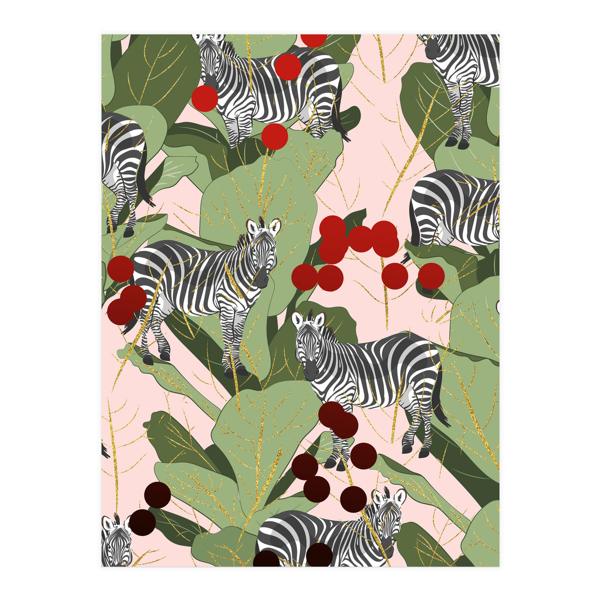 Zebra Harem #society6 #decor #buyart (Print Only)