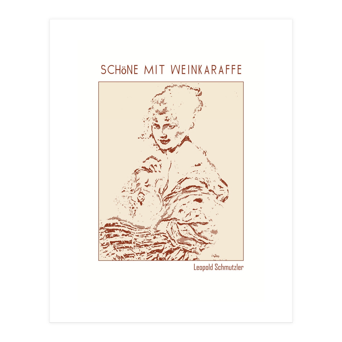Schöne Mit Weinkaraffe – Leopold Schmutzler (Print Only)