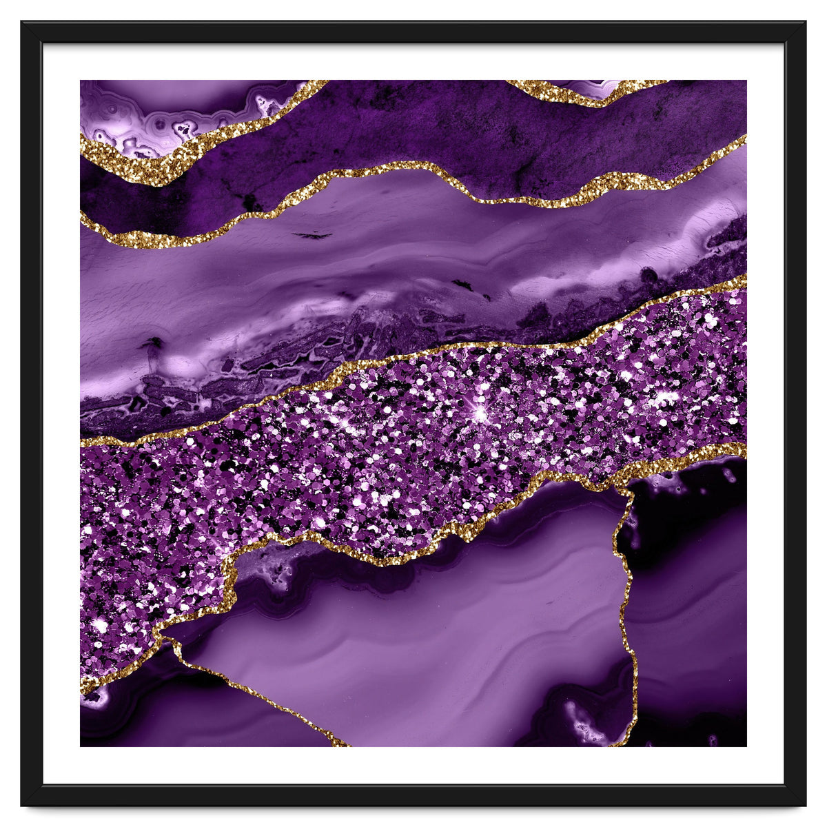 Agate Glitter Ocean Texture 02