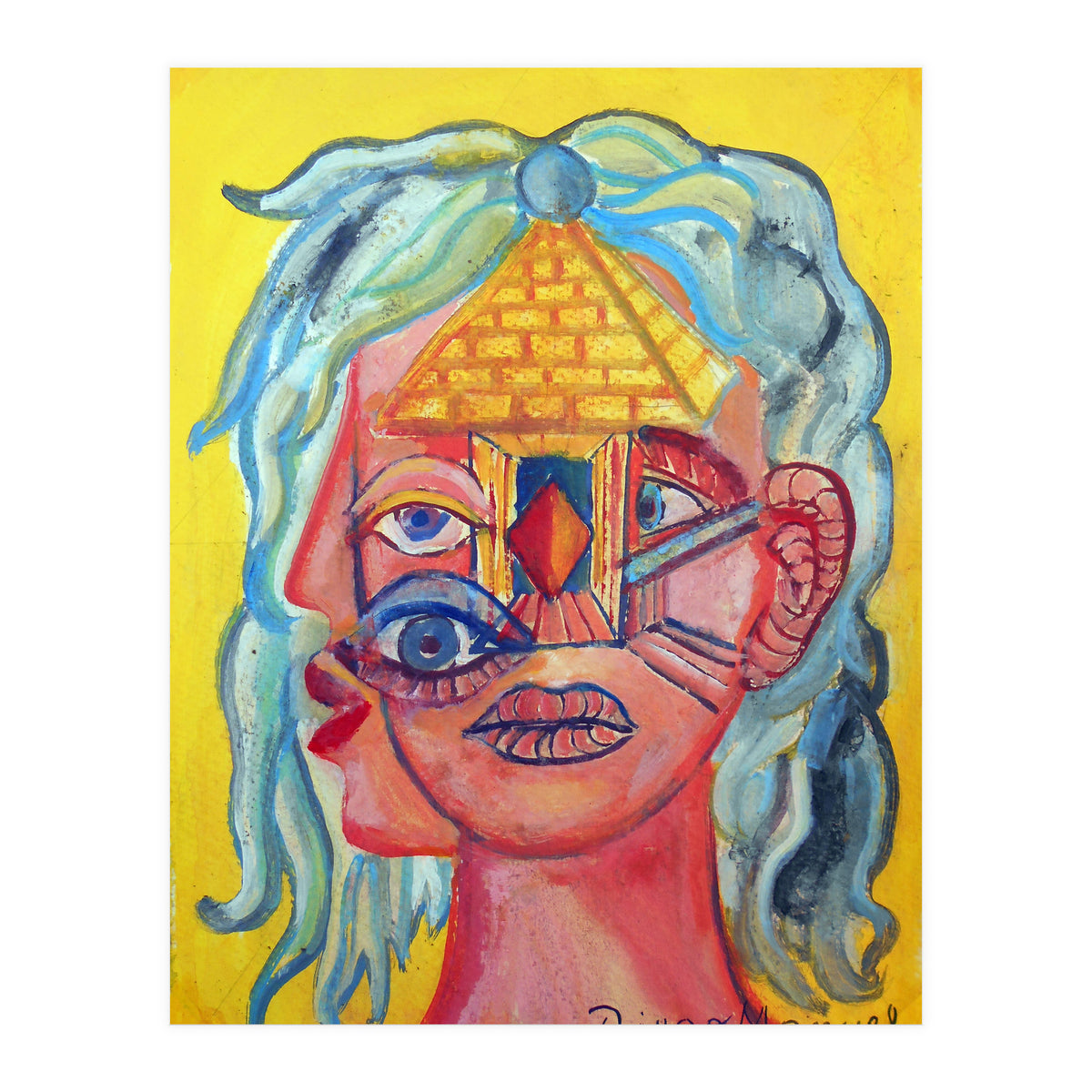 Cabeza De Mujer 12 (Print Only)