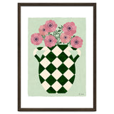 Checkered vase with anemones thumbnail