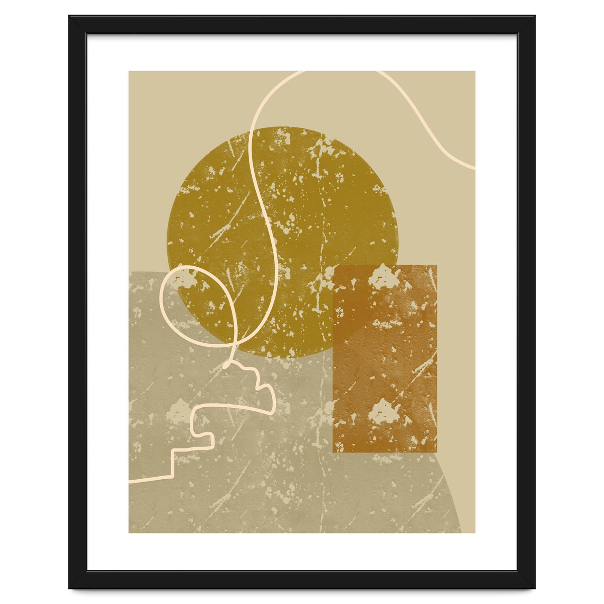 Geometric Composition with an Organic Touch