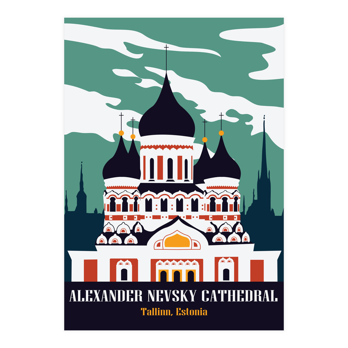 Alexander Nevsky Cathedral, Talinn, Estonia (Print Only)