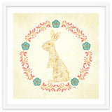 Floral Rabbit Wreath thumbnail