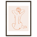 Femina, Abstract Minimal Woman Line Art Sketch, Drawing Feminine Empower Express thumbnail