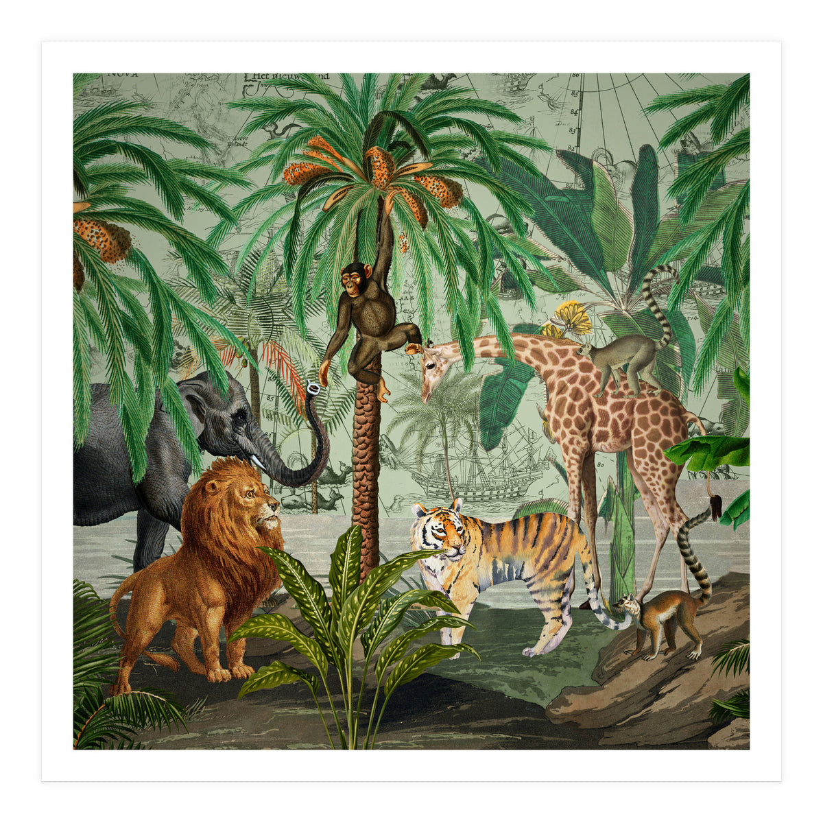 Vintage African Adventure (Print Only)