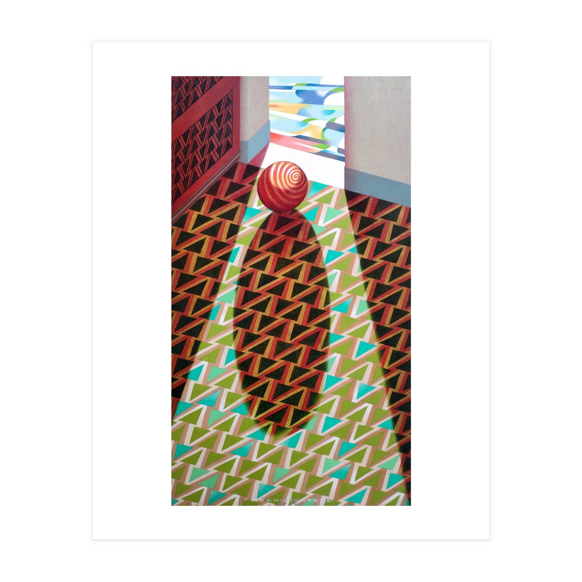 The entrance of the church (Print Only)