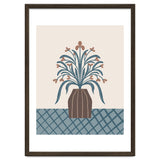 Earthy Modern Vase with Florals thumbnail