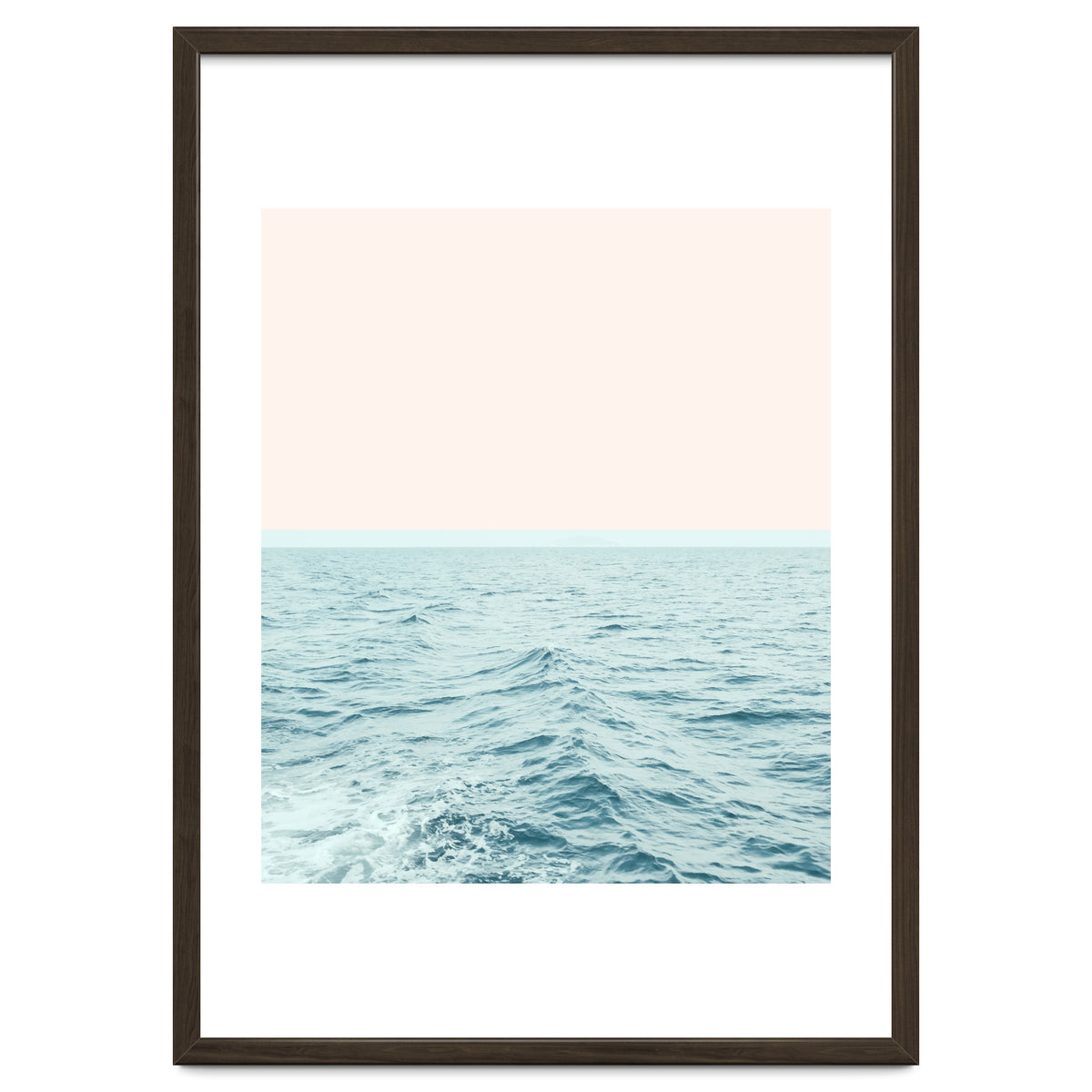 Sea Breeze, Minimal Nature Ocean Photography, Scenic Landscape Pastel Luxe Sea