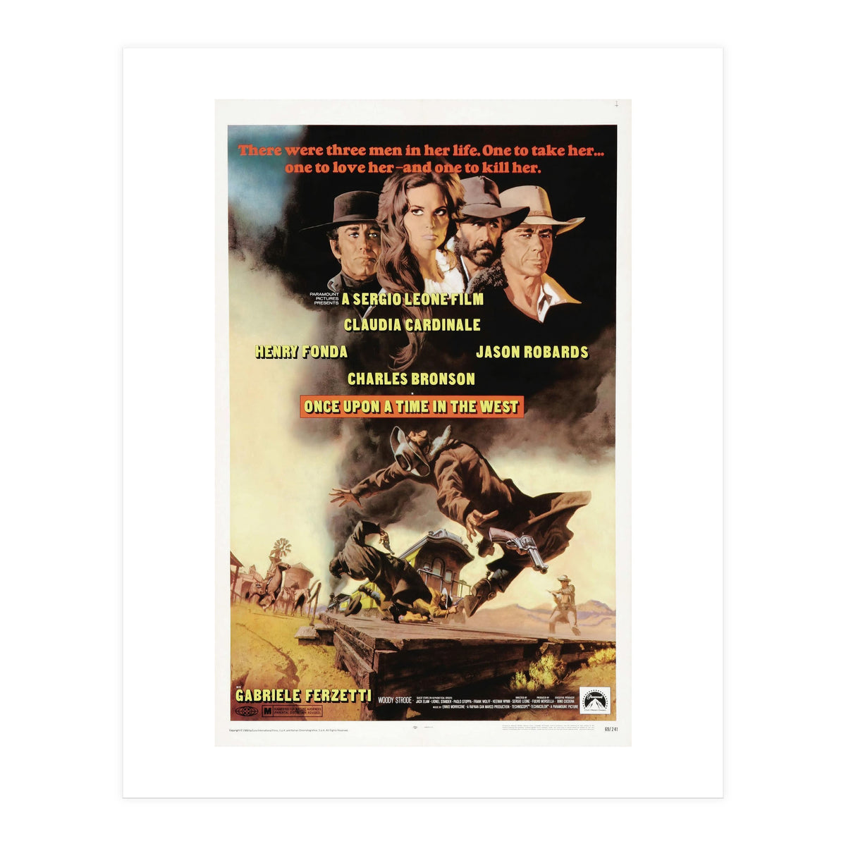 ONCE UPON A TIME IN THE WEST (1968), directed by SERGIO LEONE. (Print Only)