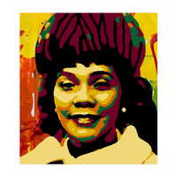 Coretta Scott King Colorful Abstract Art (Print Only)