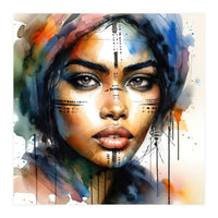 Tribal Muse Portrait (Print Only)