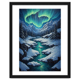 Ethereal Northern Lights: Arctic Winter Valley thumbnail