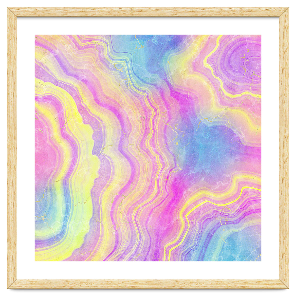 Neon Agate Texture 08