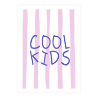 Cool Kids Club, Fun Playful Quote Print for Kids Room and Playroom Decor (Print Only)