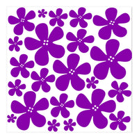 Purple Flowers Pattern (Print Only)