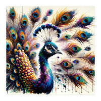 Peacock Feather Splendor (Print Only)