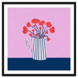 Poppies – pink and blue thumbnail