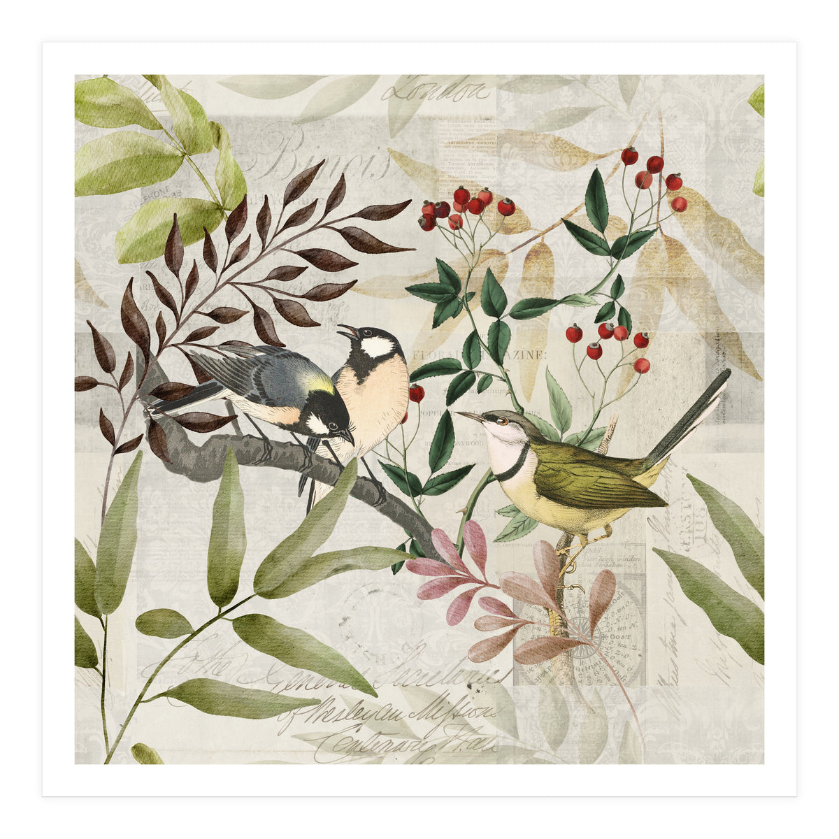 Autmn Birds (Print Only)