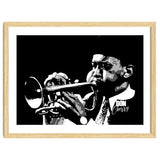 Don Cherry American Jazz Trumpeter in Grayscale thumbnail