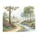 Serene Meadow Stream: A Gentle Countryside Walk (Print Only) thumbnail